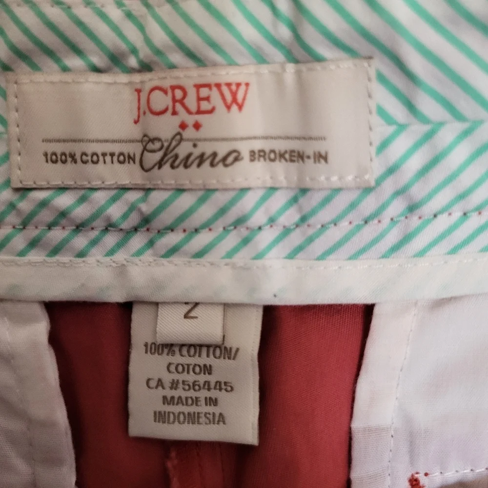 J. Crew Red Shorts For Effortless Style - Size 2